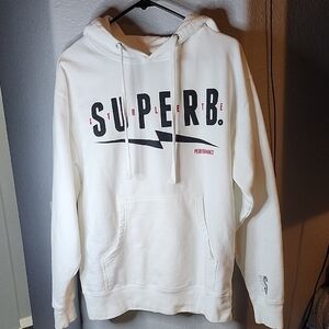 Superb Athlete White Hoodie